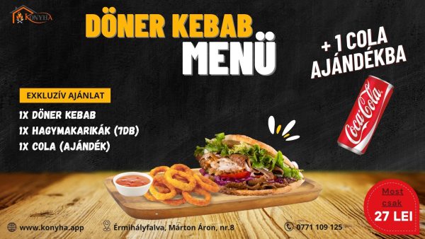 Doner Kebab Menu HUN