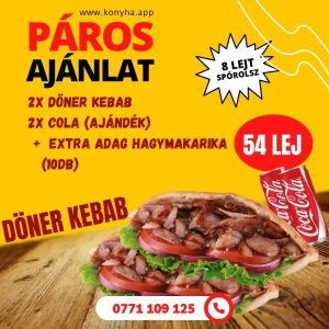 Páros Ajánlat Döner Kebab HUN