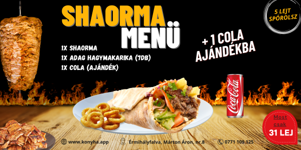 Shaorma Menu HUN