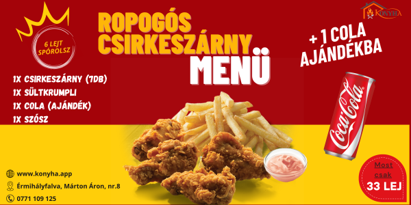 csirkeszarny Menu HUN